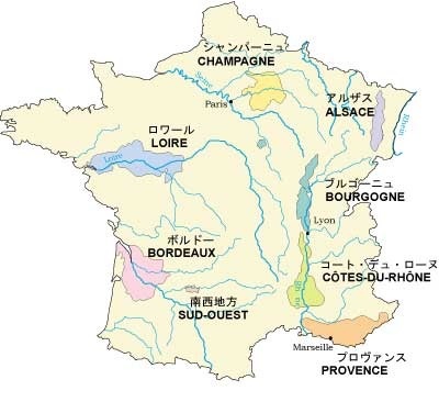 フランスのワインを 地図で見て見ましょう シャブリと言えば牡蠣 ワインの資格試験問題を無料公開一緒に勉強しましょう